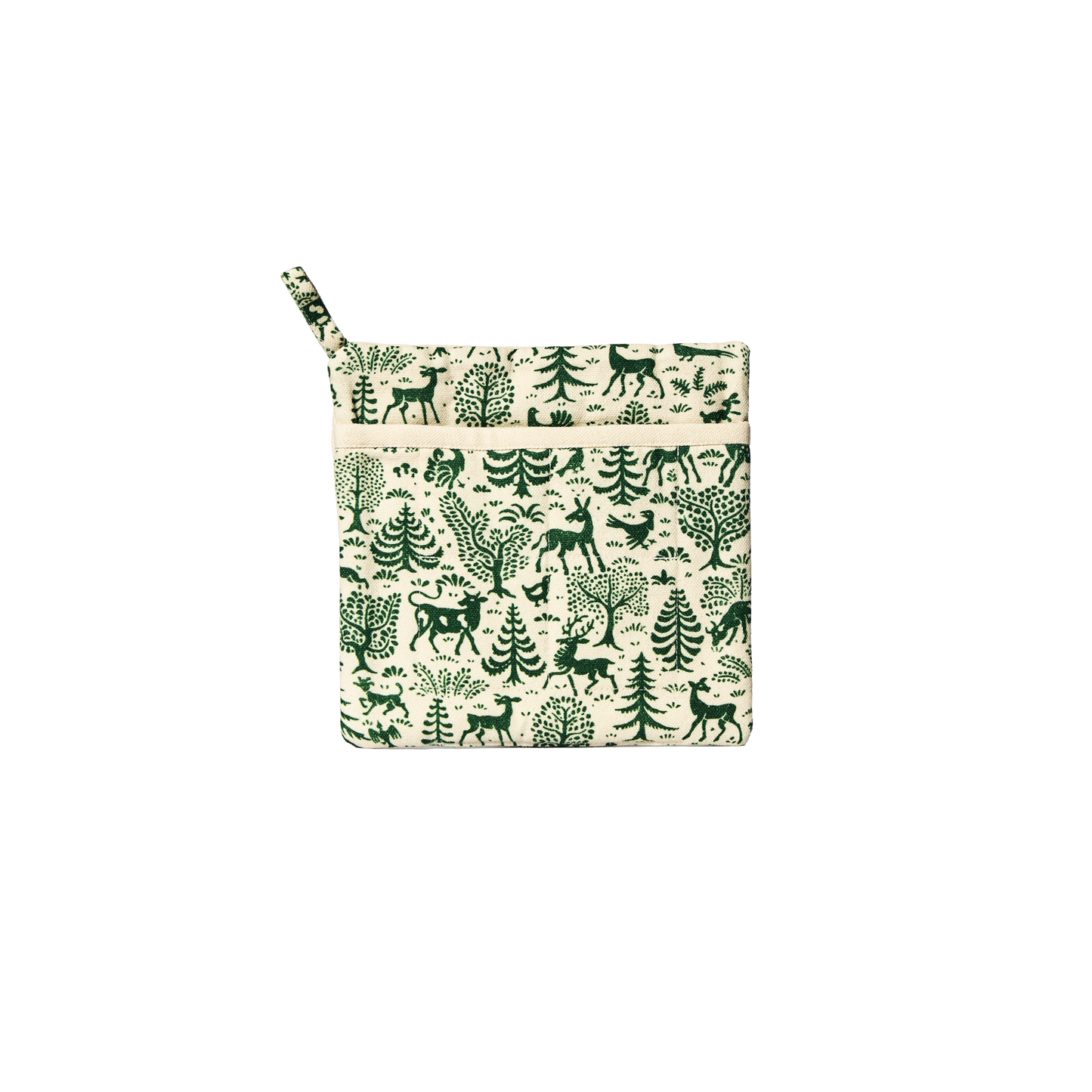 Tiere im Wald Quilted Oven Mitt & Pot Holder Set