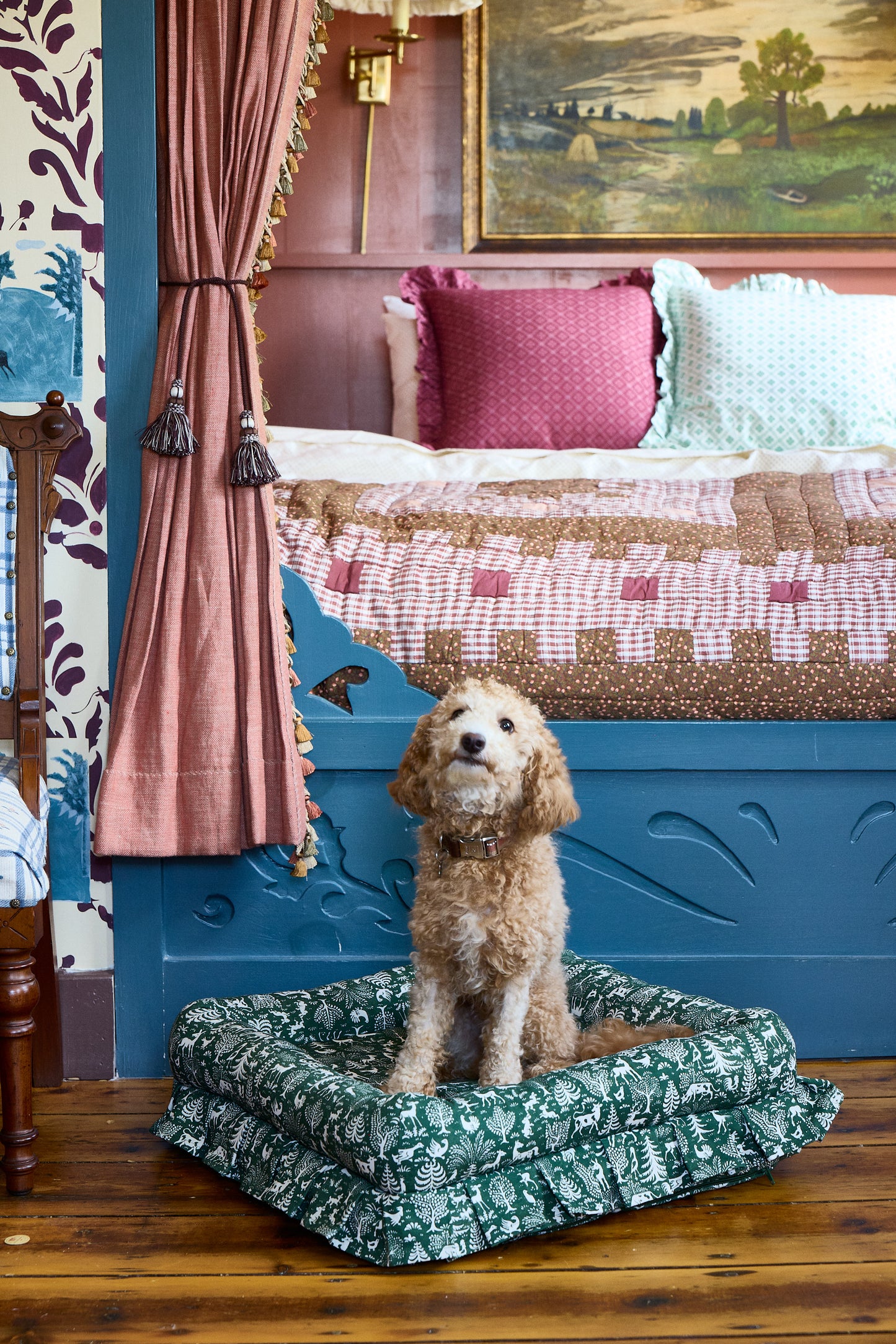Tiere im Wald Dog Bed