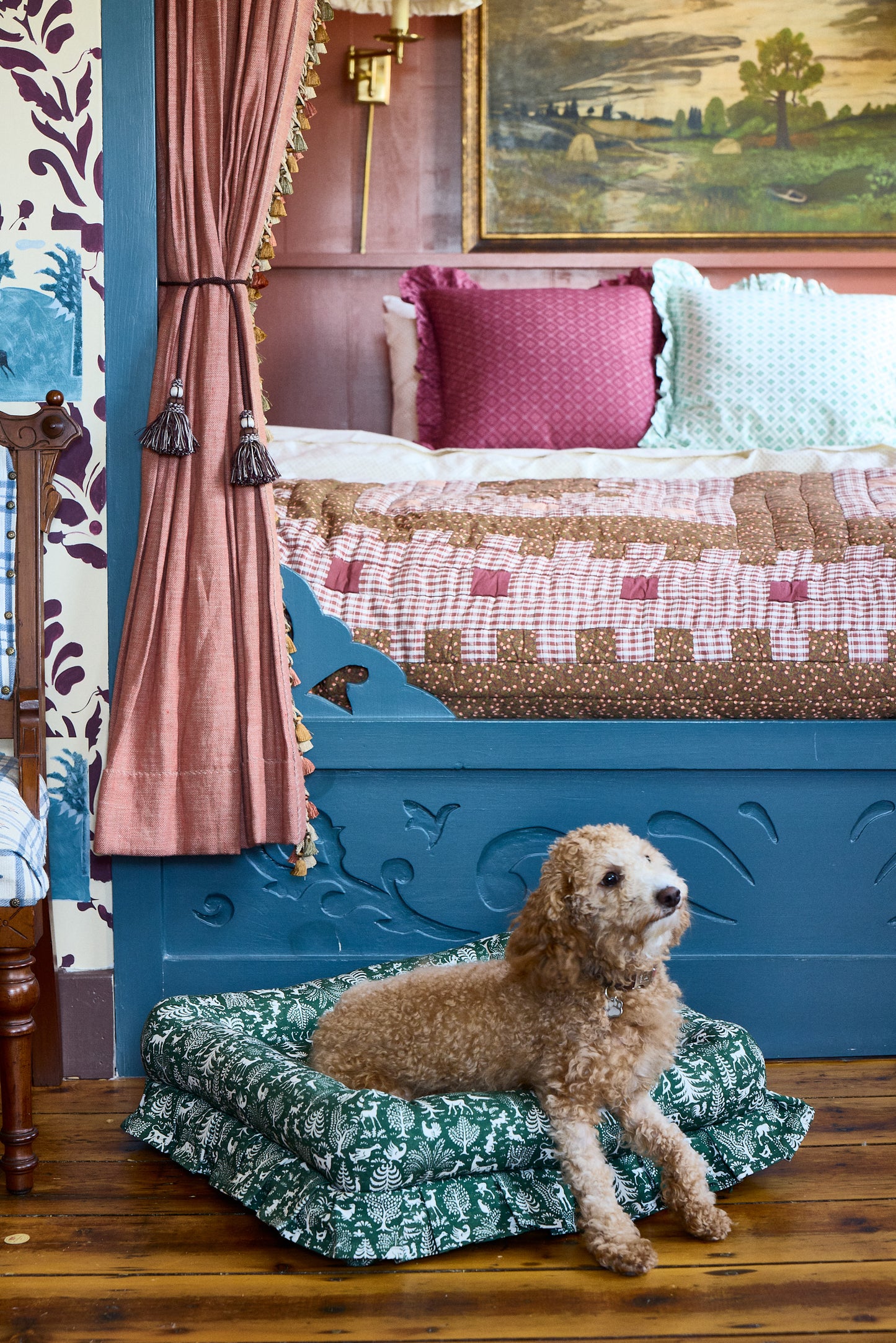 Tiere im Wald Dog Bed