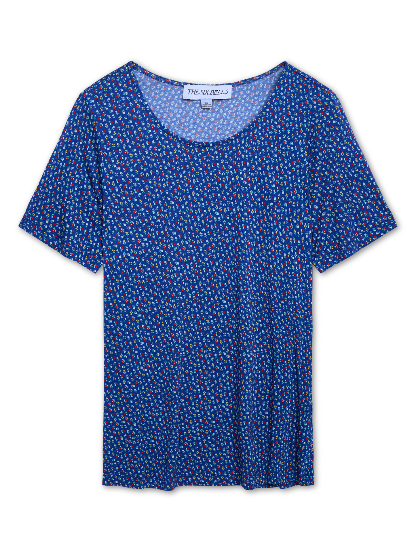 Navy Ditsy Floral Pajama Set Trio
