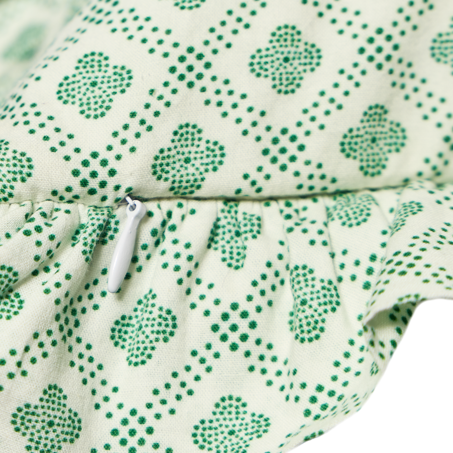 Zwölfermuster Ruffled Throw Pillow